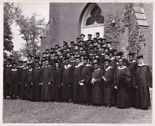 LU Class of 1968 Graduation Photo, courtesy of Ron Welburn'68